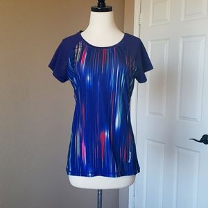 Reebok Workout Multicolor Shirt Small Size